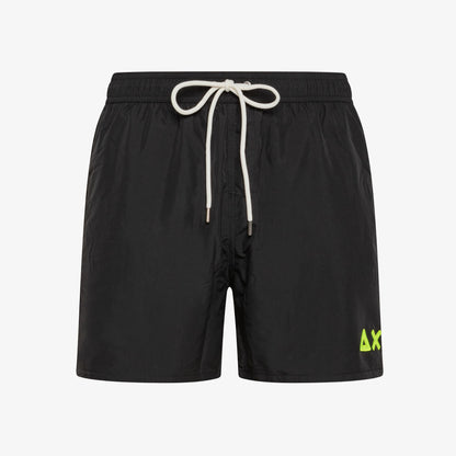 SUN68 SWIM PANT WTH LOGO FLUO
