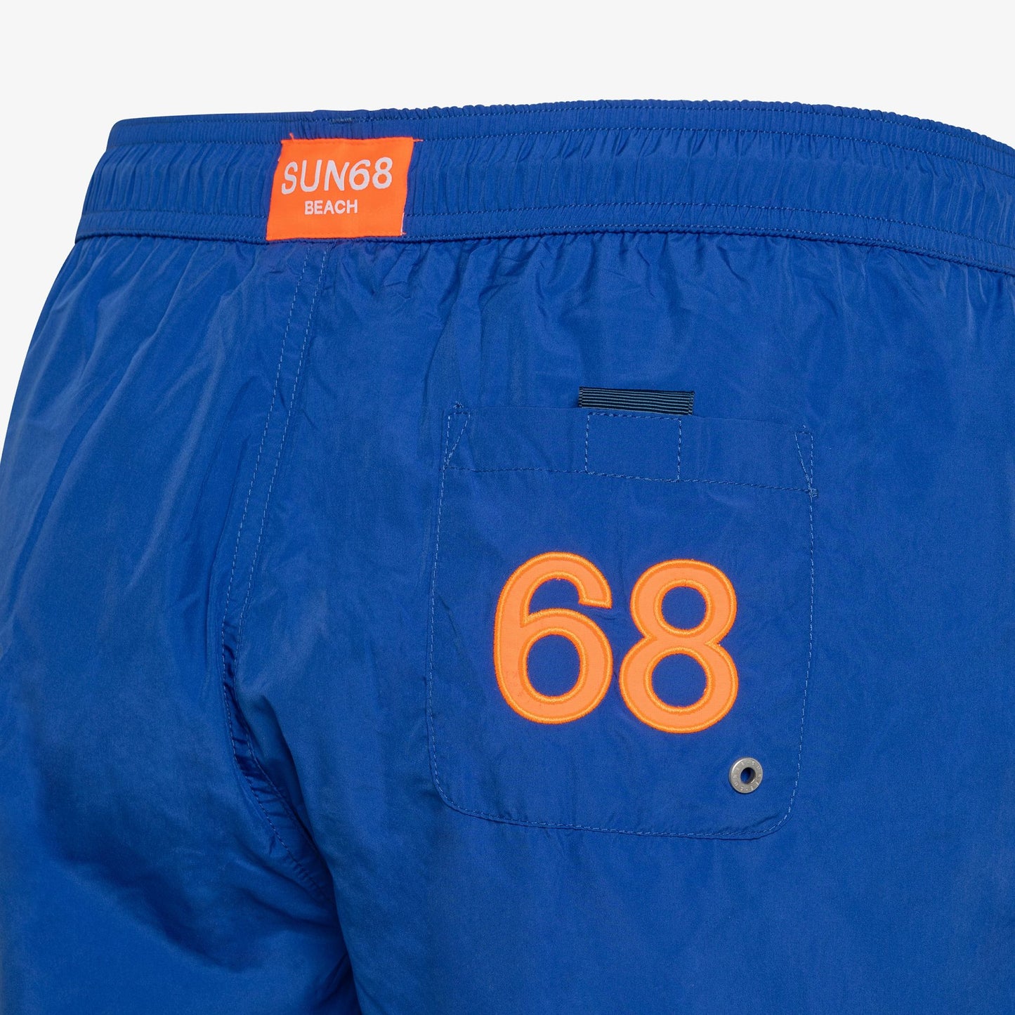 SUN68 SWIM PANT WTH LOGO FLUO