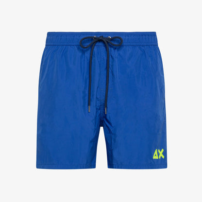 SUN68 SWIM PANT WTH LOGO FLUO