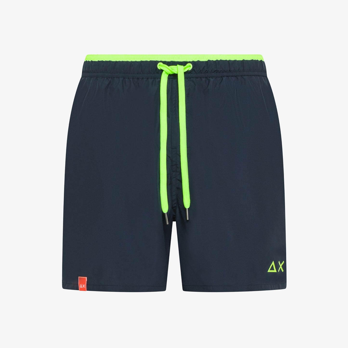 SUN68 SWIM PANT FLUO DETAIL WAISTBAND