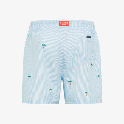 PANTALÓN DE BAÑO SUN68 BORDADO PEQUEÑO