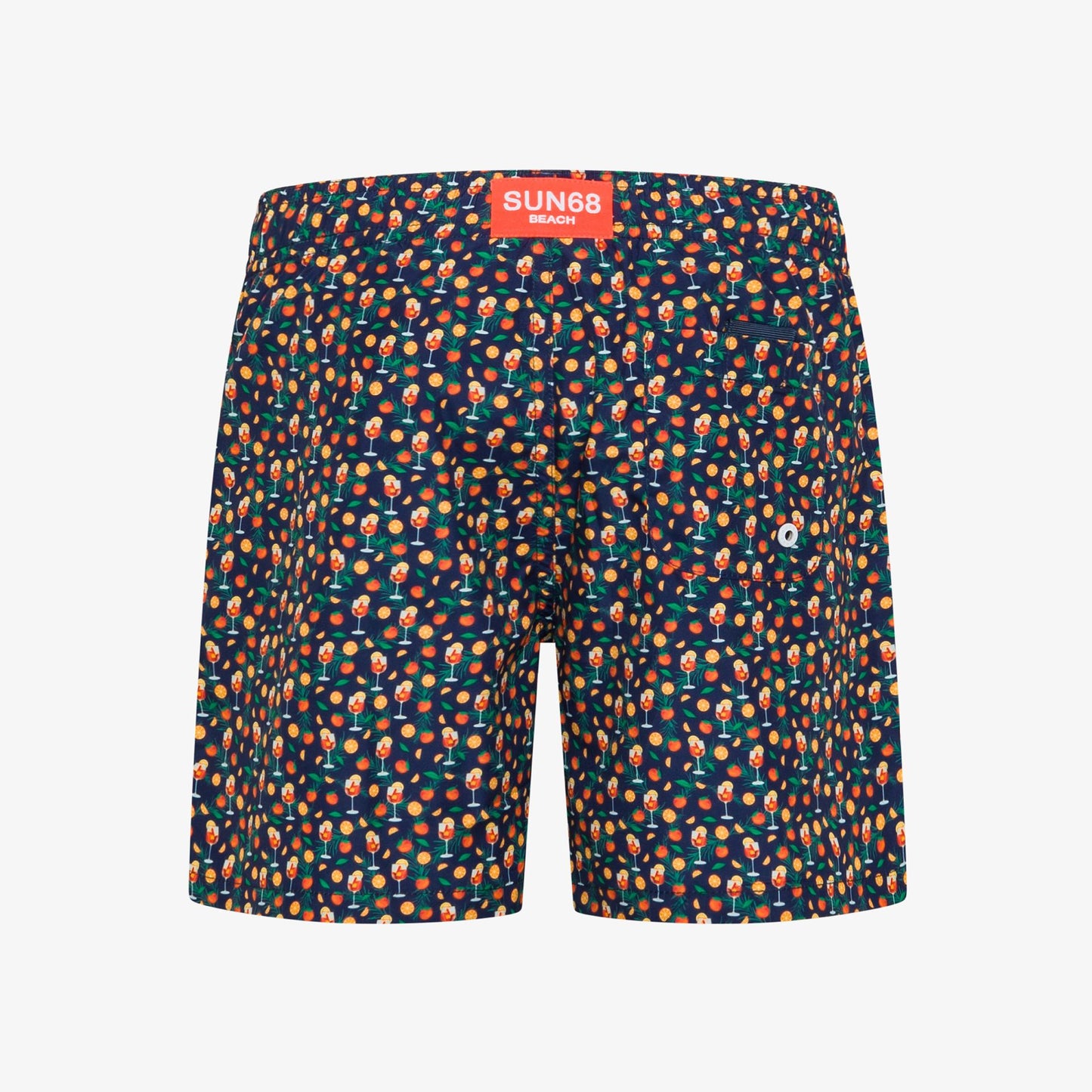SUN68 BOY'S SWIM PANT SMALL PATTERN