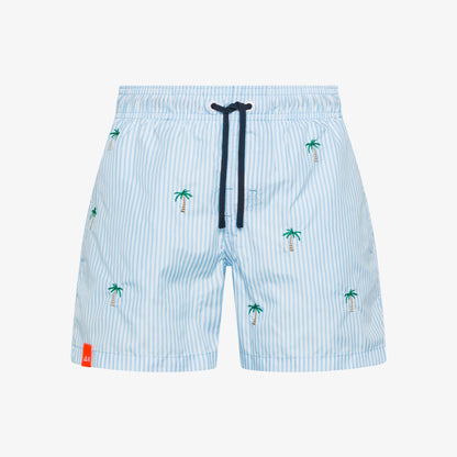 SUN68 BOY'S SWIM PANT SMALL EMBROIDERY