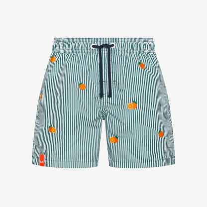SUN68 BOY'S SWIM PANT SMALL EMBROIDERY