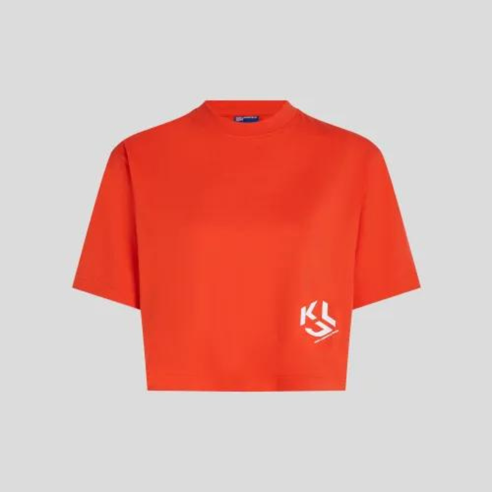 KARL LAGERFELD JEANS CAMISETA MONOGRAMA CORTA REGULAR