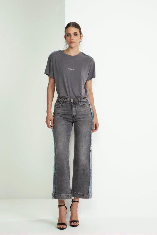 ODI ET AMO T-SHIRT INS.JEANS STRASS