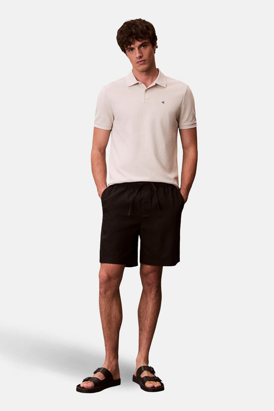 CALVIN KLEIN SS MONOGRAM PIQUE POLO