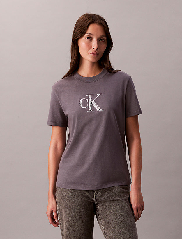 CALVIN KLEIN SS SEQUIN CK GRAPHIC