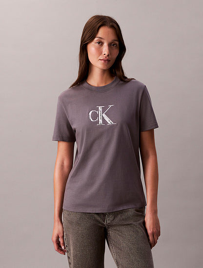 CALVIN KLEIN SS SEQUIN CK GRAPHIC