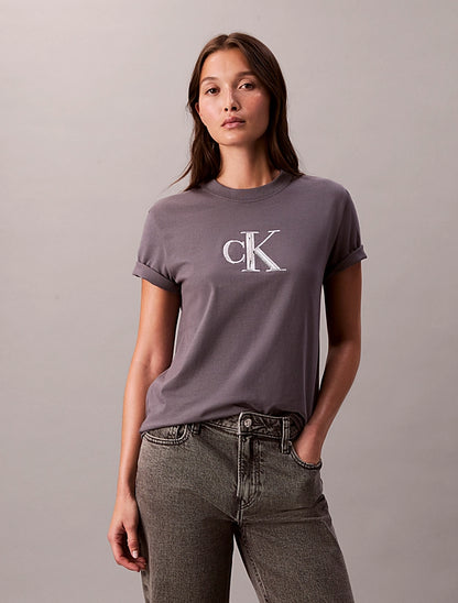 CALVIN KLEIN SS SEQUIN CK GRAPHIC