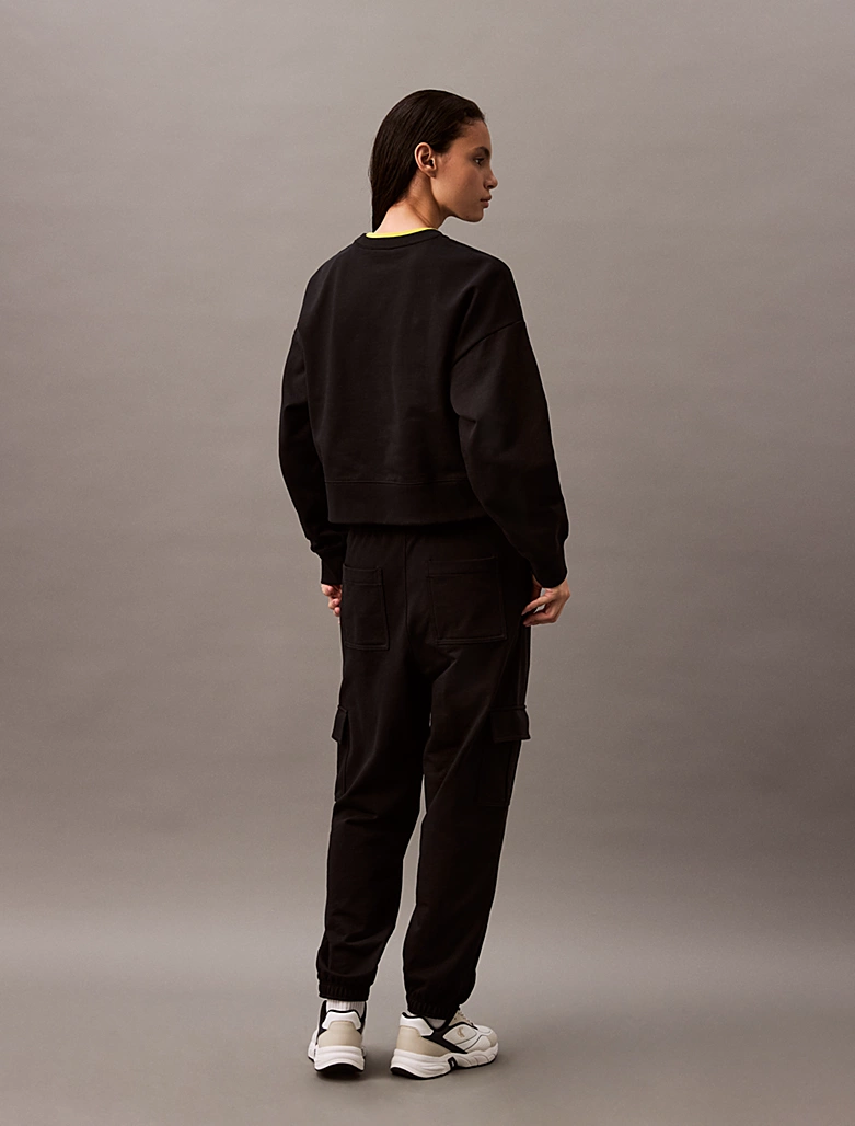 CALVIN KLEIN LS ARCHIVE LOGO FRENCH TERRY RLX