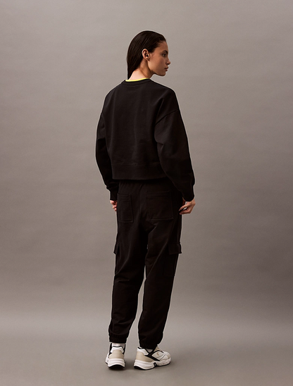 CALVIN KLEIN LS ARCHIVE LOGO FRENCH TERRY RLX