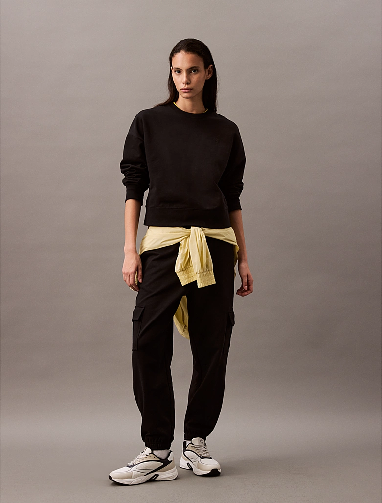 CALVIN KLEIN LS ARCHIVE LOGO FRENCH TERRY RLX