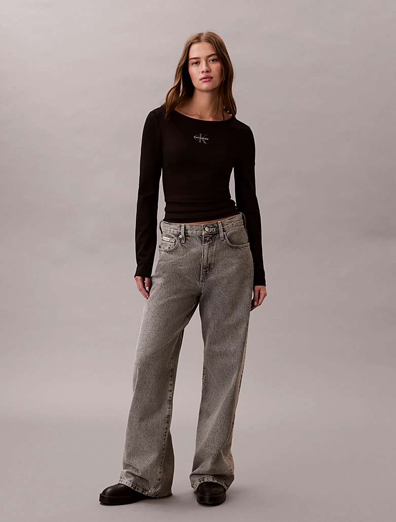 CALVIN KLEIN LS SOOP BACK INTERL