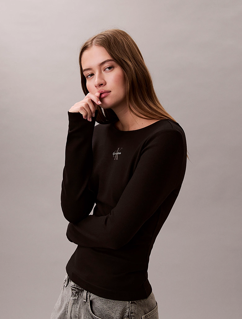 CALVIN KLEIN LS SOOP BACK INTERL