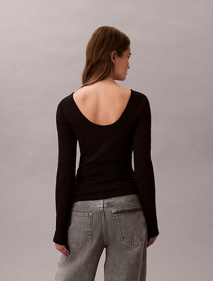 CALVIN KLEIN LS SOOP BACK INTERL
