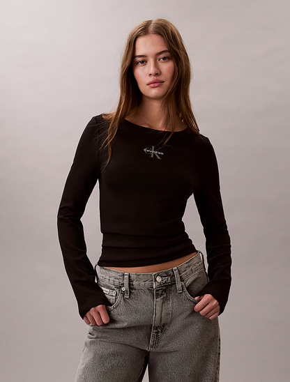 CALVIN KLEIN LS SOOP BACK INTERL