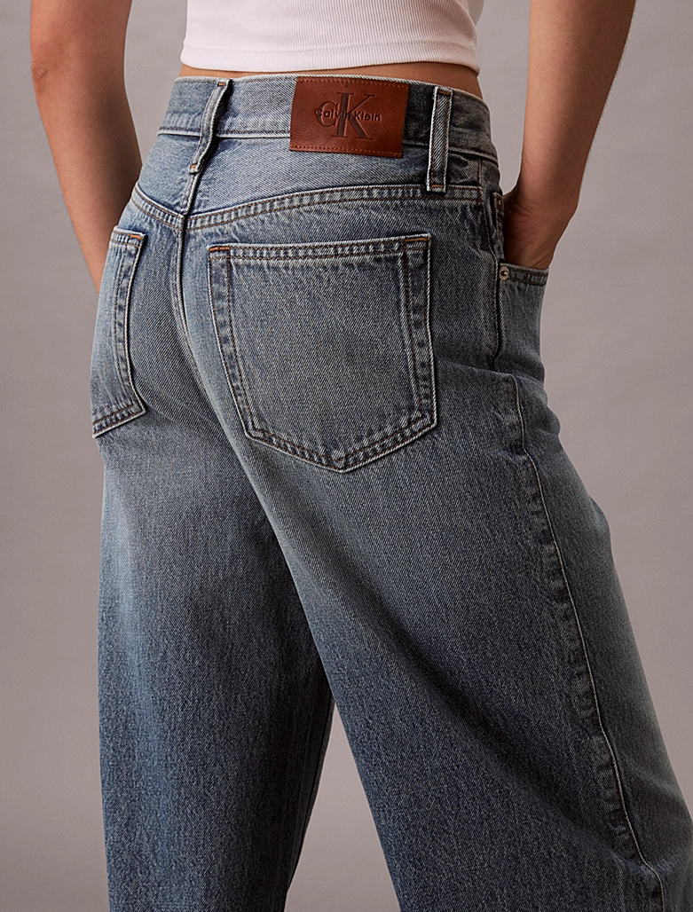 CALVIN KLEIN HIGH RISE DENIM CULOTTE