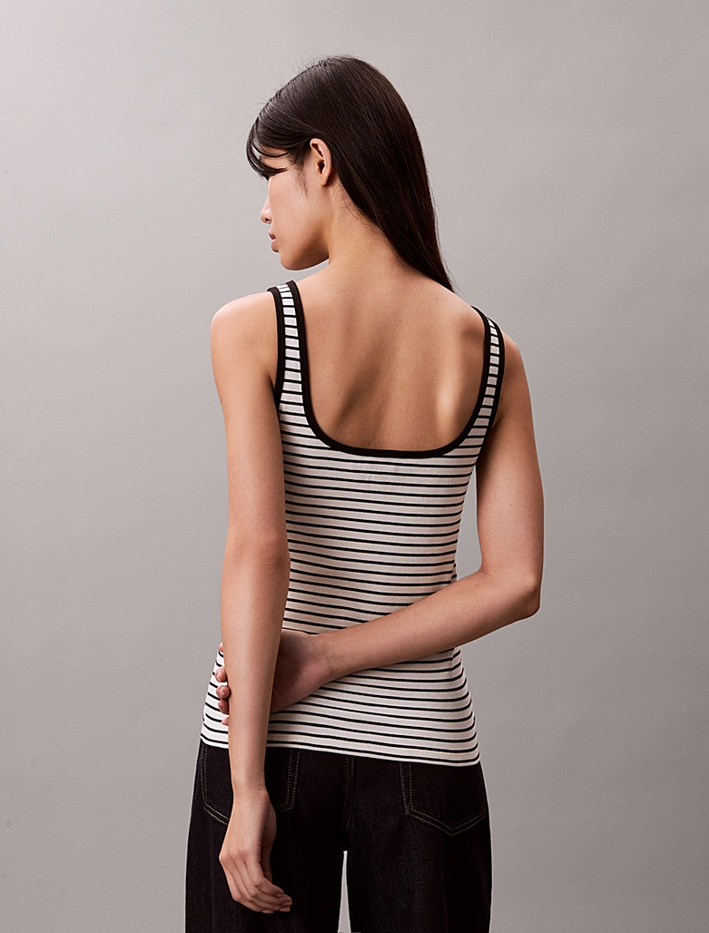 CALVIN KLEIN STRIPED MONOLOGO SCOOP