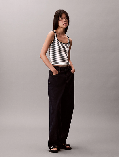 CALVIN KLEIN STRIPED MONOLOGO SCOOP