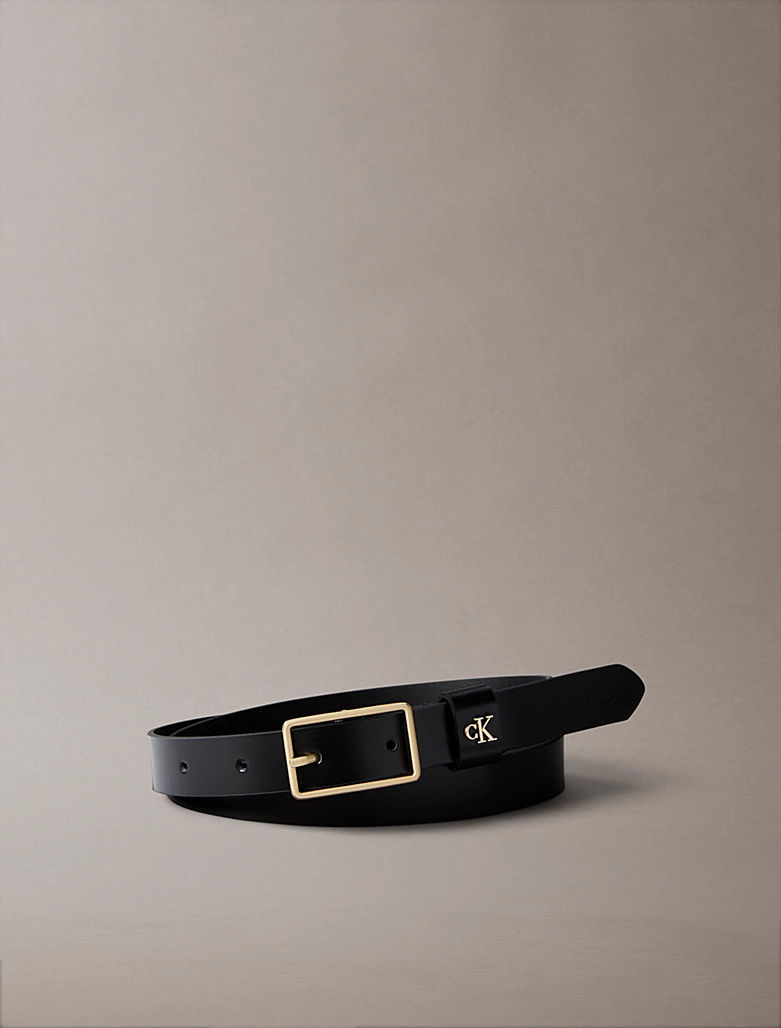 CALVIN KLEIN SQUARE BUCKLE CK LOOP 25MM