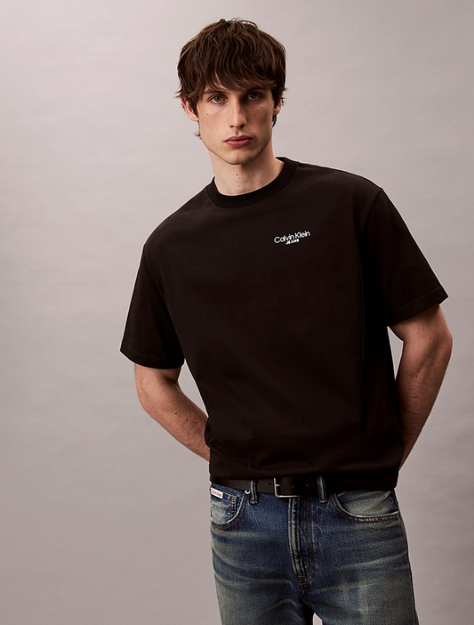 CALVIN KLEIN LOGO BACK PRINT T-SHIRT