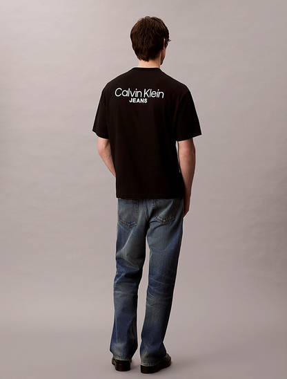 CALVIN KLEIN LOGO BACK PRINT T-SHIRT