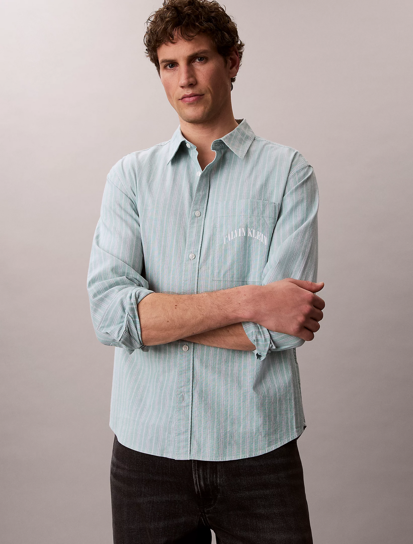 CALVIN KLEIN YD STRIPE WASHED