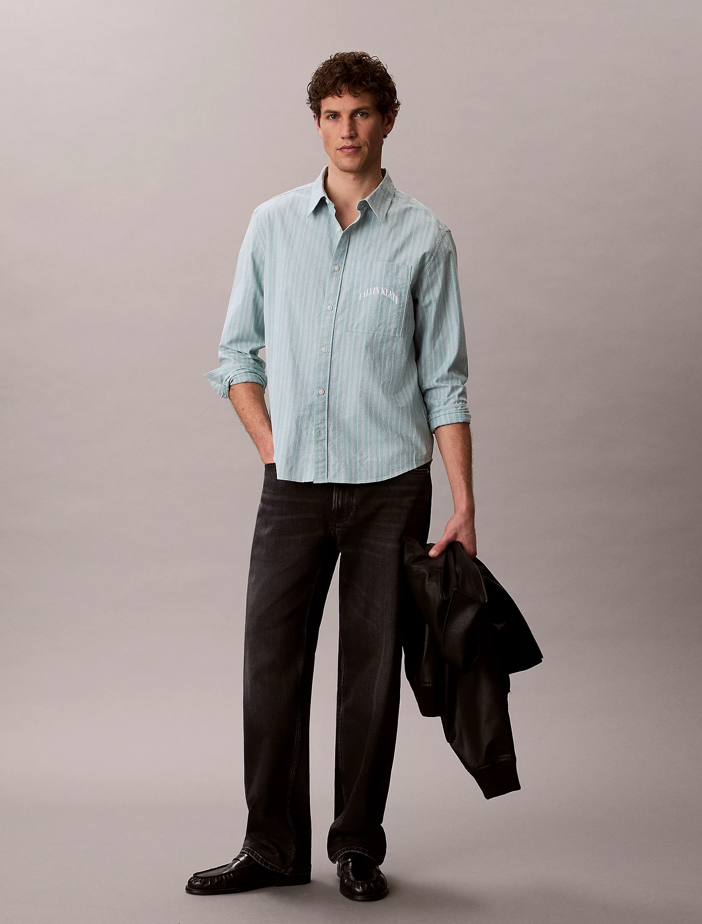 CALVIN KLEIN YD STRIPE WASHED