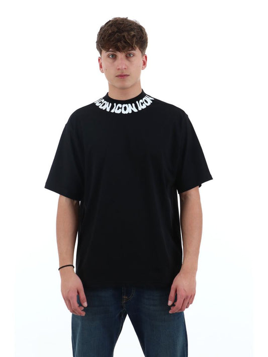 CAMISETA ICON C/LOGO EN CUELLO REDONDO