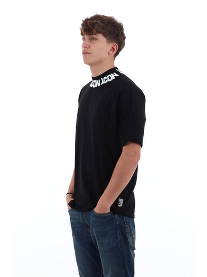 ICON T-SHIRT W/LOGO ON CREW NECK