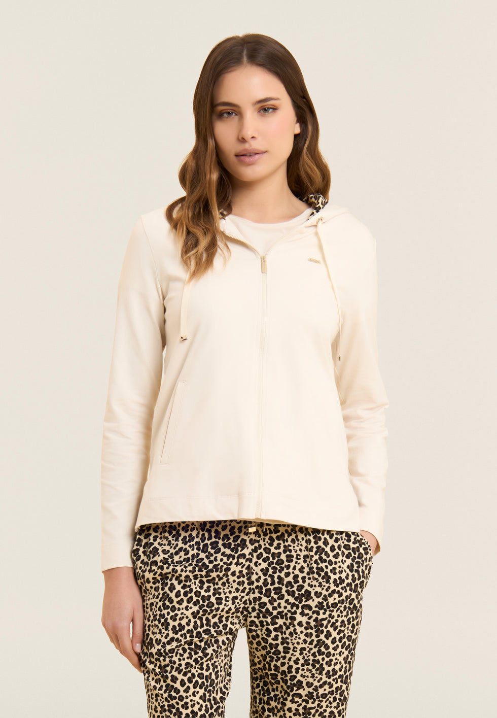 FREDDY FELPA CAPPUCCIO ZIP