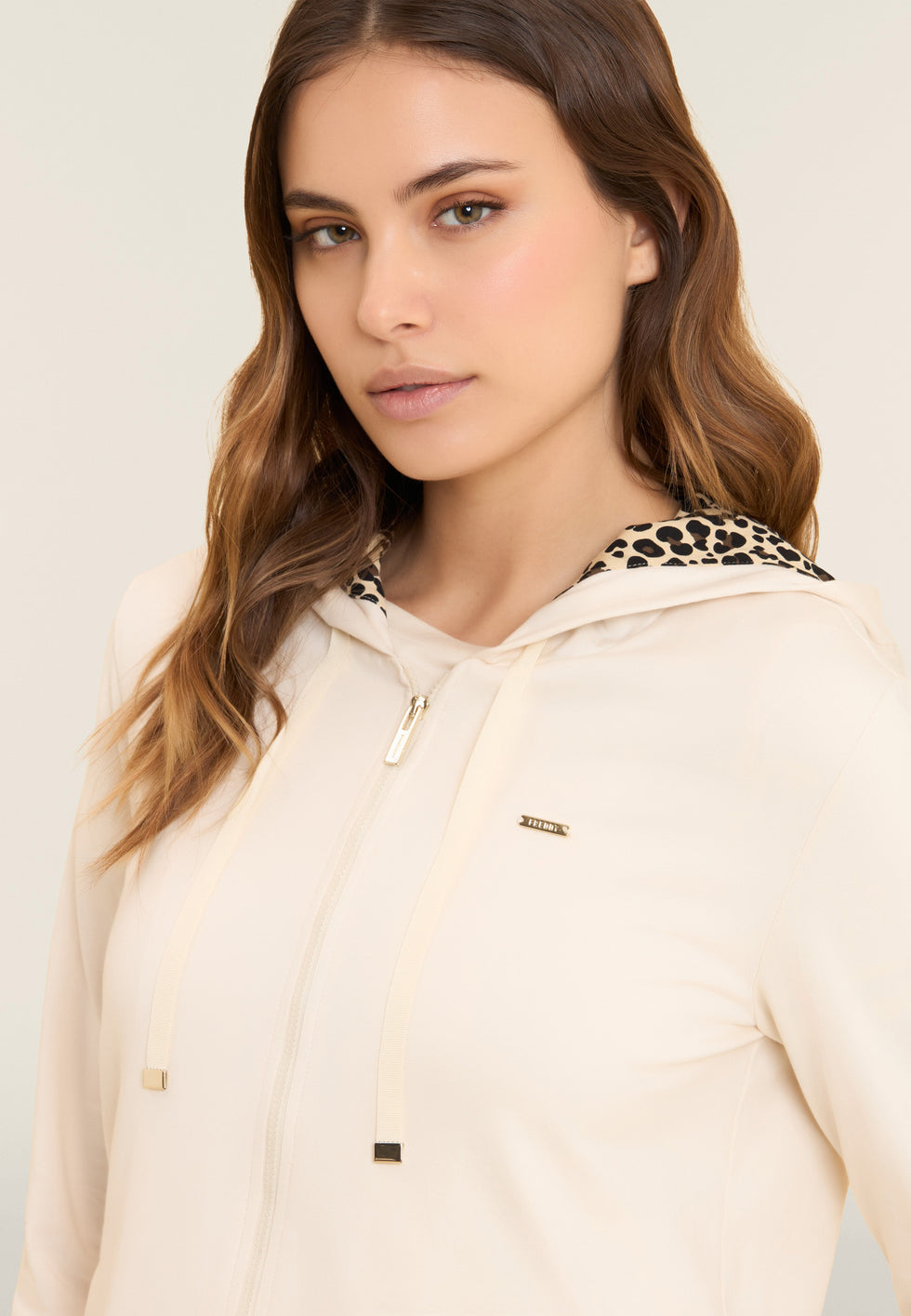 FREDDY FELPA CAPPUCCIO ZIP