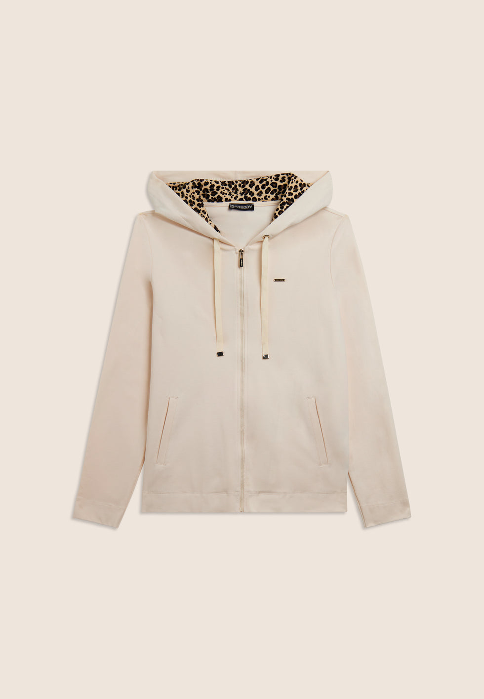 FREDDY FELPA CAPPUCCIO ZIP