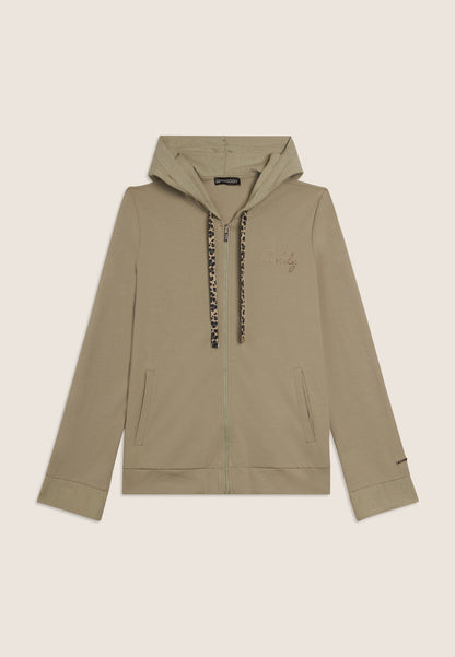 FREDDY FELPA CAPPUCCIO ZIP