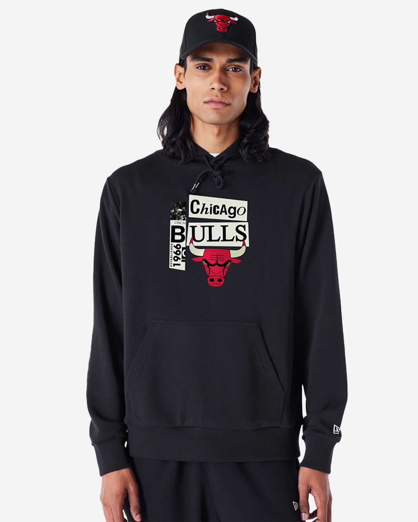 NEE NEWSPAPER GRAPHIC HOODIE