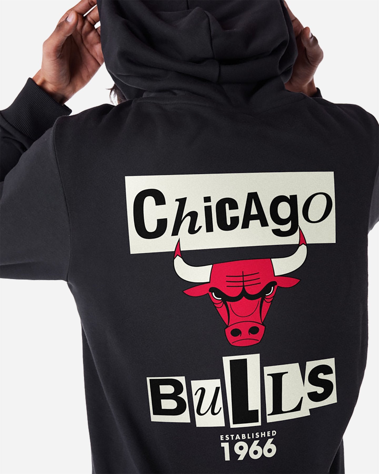 NEE NEWSPAPER GRAPHIC HOODIE