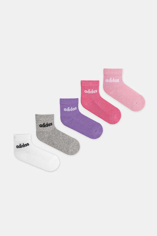 ADIDAS GIRLS' SOCKS THREE-PACK