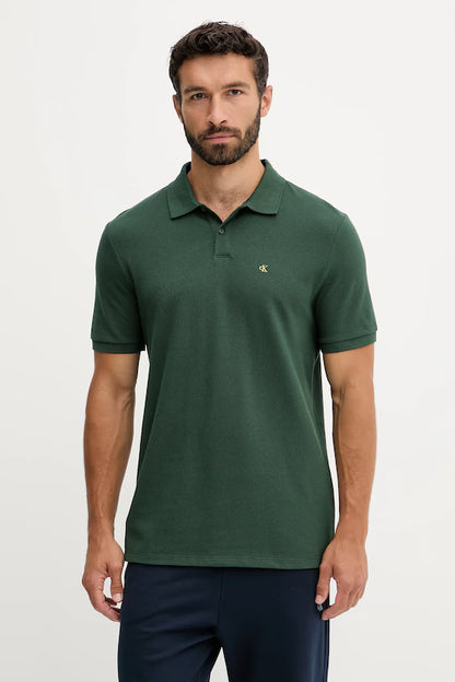 CALVIN KLEIN SS MONOGRAM PIQUE POLO