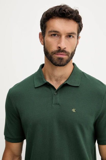 CALVIN KLEIN SS MONOGRAM PIQUE POLO