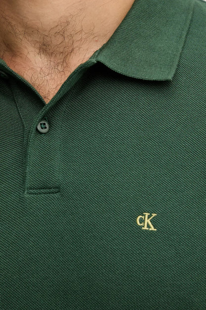 CALVIN KLEIN SS MONOGRAM PIQUE POLO