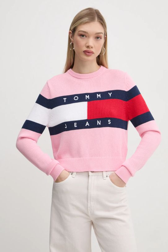 TOMMY JEANS CENTER FLAG SWEATER EXT
