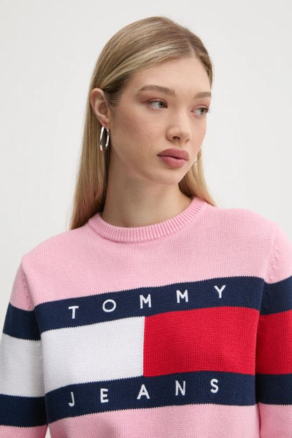 TOMMY JEANS CENTER FLAG SWEATER EXT