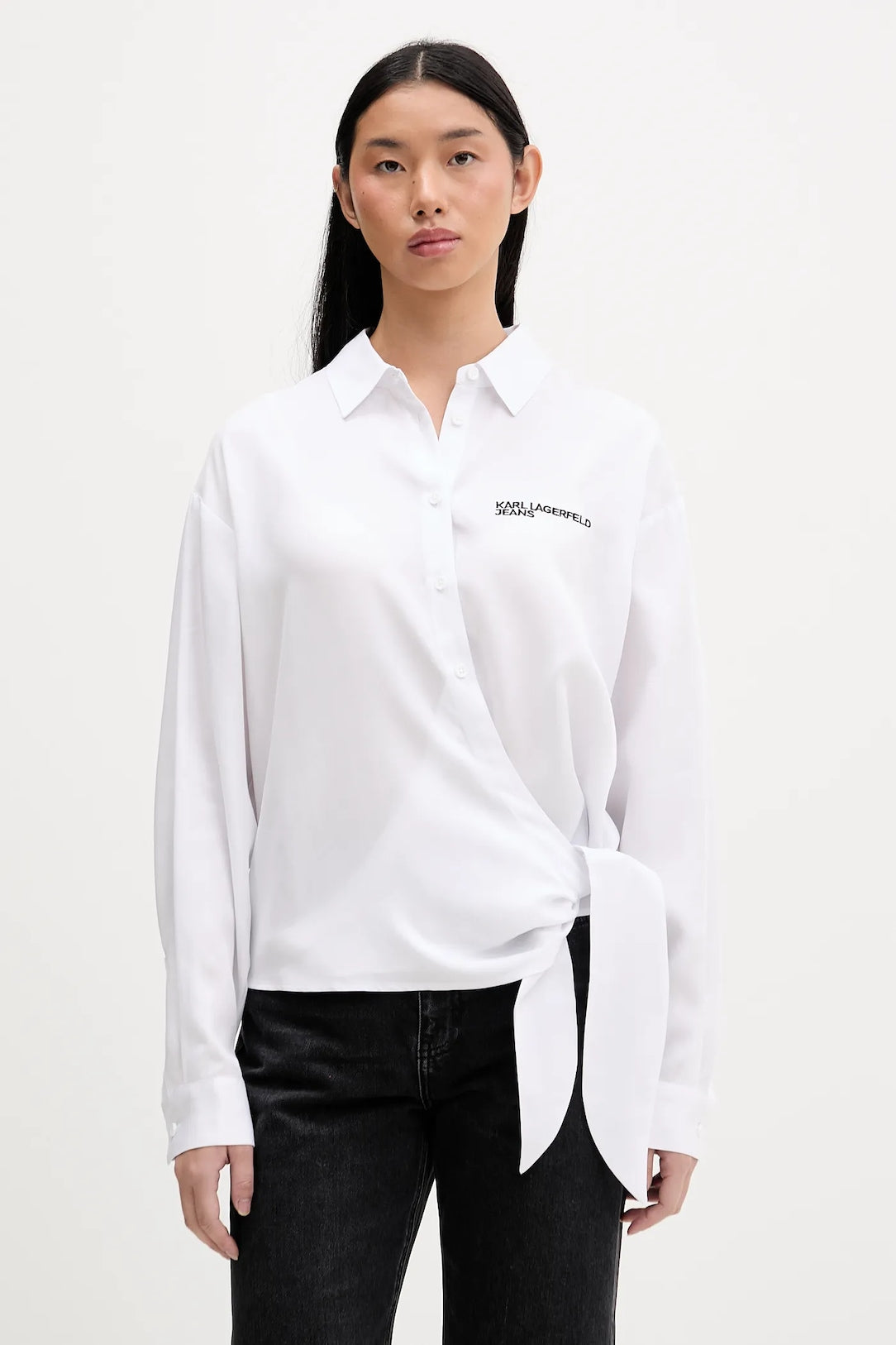 KARL LAGERFELD JEANS TIED BLOUSE