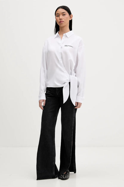 KARL LAGERFELD JEANS TIED BLOUSE