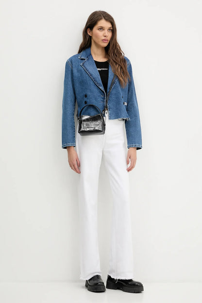 KARL LAGERFELD JEANS BOXY DENIM TRENCH