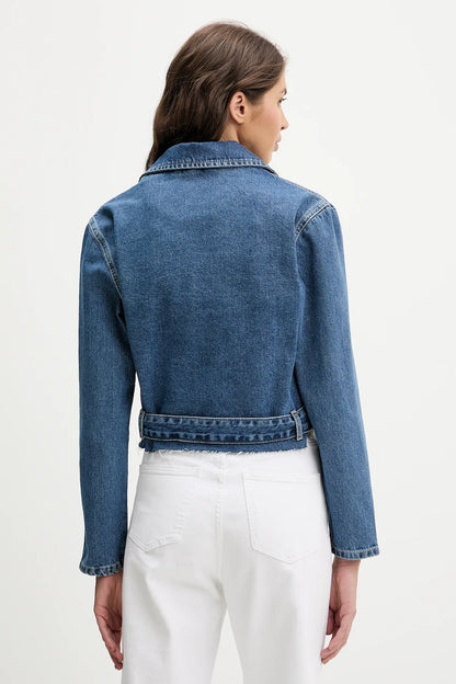 KARL LAGERFELD JEANS BOXY DENIM TRENCH