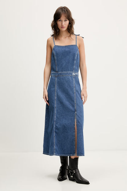 KARL LAGERFELD JEANS STRAPPY DENIM DRESS