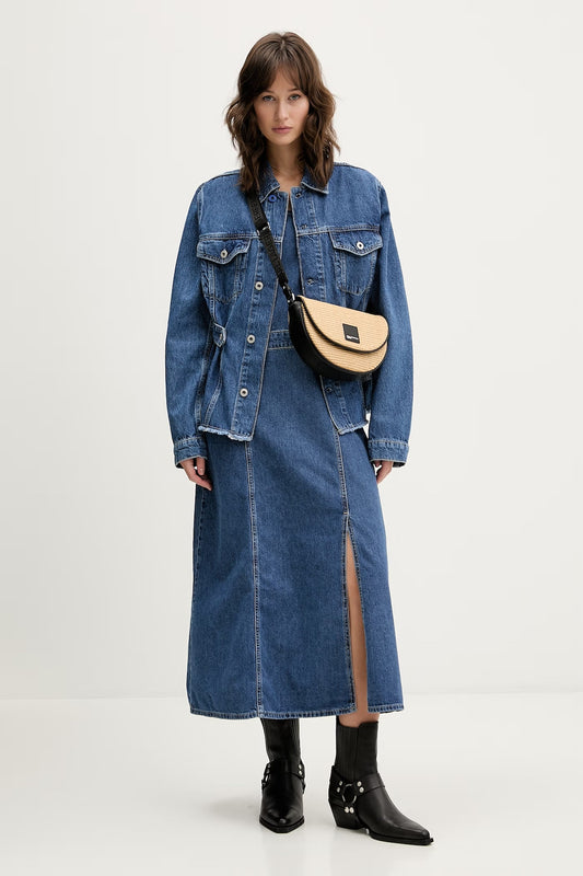 KARL LAGERFELD JEANS STRAPPY DENIM DRESS