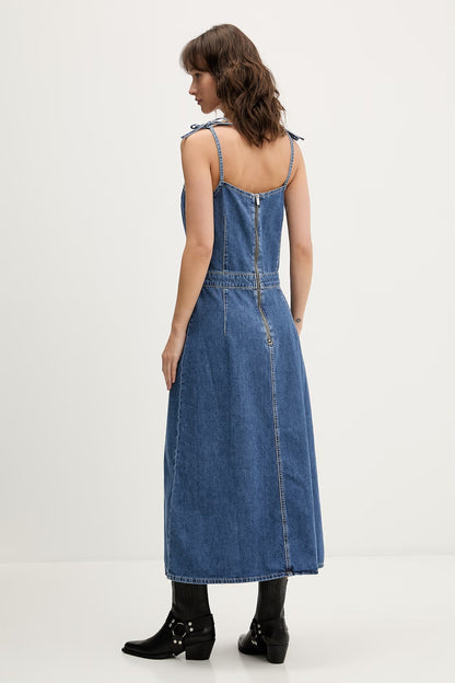 KARL LAGERFELD JEANS STRAPPY DENIM DRESS